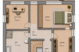 ⭐ Exklusive Neubau-Maisonette | KfW 40 | Bochum-Stiepel – Die vollständige Adresse der Immobilie erhältst du vom Anbieter., 44797 Stiepel, Bochum – Vorschaubild 4