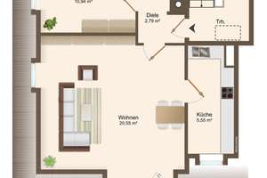 Über den Dächern von Dresden – charmante 2-Zimmer-Dachgeschosswohnung mit Balkon & Tiefgarage – 1217 Leubnitz-Neuostra, Dresden – Vorschaubild 17
