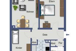 BN-Lessenich. 3 Zi.-Wohnung - Kapitalanlage am Alten Bach - provisionsfrei
