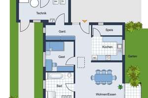 Willkommen in ihrem Traumhaus - 
modernes und ebenerdiges 
Wohnkonzept für die kleine Familie – Die vollständige Adresse der Immobilie erhältst du vom Anbieter., 89429 Bachhagel – Vorschaubild 12