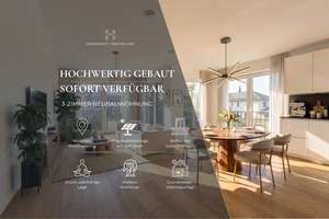 Hochwertig gebaut. Begehrte Lage. 3-Zimmer mit Süd-Loggia in Trudering