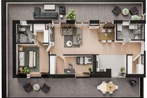 Hallo Sommer! Penthouse-Erstbezug, umlaufende Dachterrasse, bodentiefen Fenstern und Aufzug – Marbachstraße 12b, 81369 Mittersendling, München – Vorschaubild 13