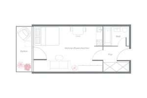 Helles Apartment in ruhiger Lage. Herrlicher Balkon. Beste Infrastruktur. Renovierungsbedarf. – Die vollständige Adresse der Immobilie erhältst du vom Anbieter., 80797 Neuschwabing, München – Vorschaubild 11