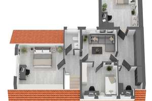 Geräumige Maisonettewohnung mit viel Potenzial  - 7 Zimmer, mit Terrasse und Garten – Die vollständige Adresse der Immobilie erhältst du vom Anbieter., 46395 Bocholt – Vorschaubild 14