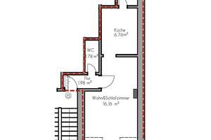 Freies renoviertes 1-Zimmer-City-Apartment – Provisionsfrei! – Die vollständige Adresse der Immobilie erhältst du vom Anbieter., 23552 Innenstadt, Lübeck – Vorschaubild 2
