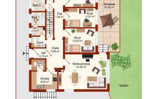 Wohnen auf einer Ebene! Einfamilienhaus am Ortsrand im Bungalowstil – Breslauer Str. 35, 91217 Nürnberger Land (Kreis) – Vorschaubild 32
