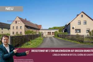 Zwei Häuser auf großzügigem Grundstück mit viel Potenzial in ländlicher Lage – Ideal für Familien! – Friedensstraße 11, 4758 Cavertitz – Vorschaubild 1