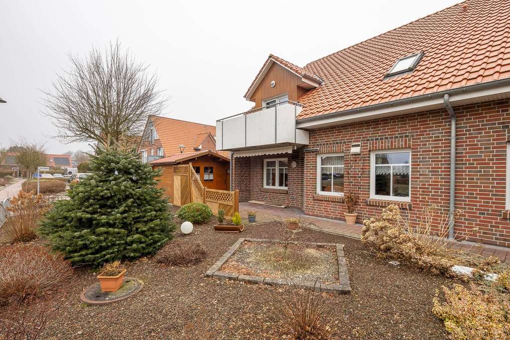 Immobilie in Großheide - Altersgerecht & modern: barrierefreie EG-Wohnung mit Terrasse  & Garten | KfW 70 in Großheide - Bild 1