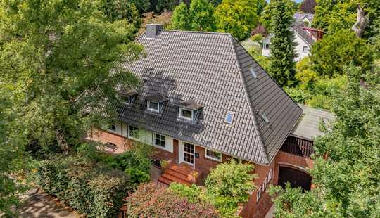 Bild von Rotklinker mit Westgarten – die Elbe vor der Tür