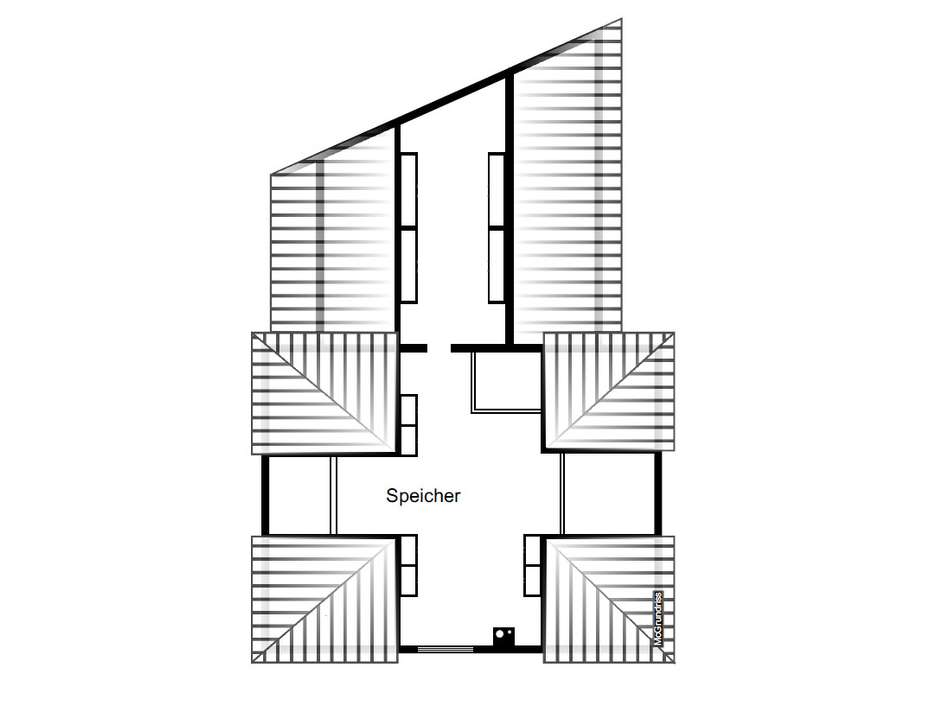 Grundriss Speicher (Möblierung