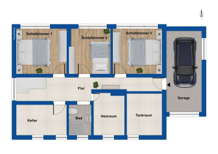 Grundriss Untergeschoss