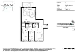 Hochwertige 4-Zimmer-Wohnung mit EBK und Balkon – In den Diken 13, 40472 Rath, Düsseldorf – Vorschaubild 18