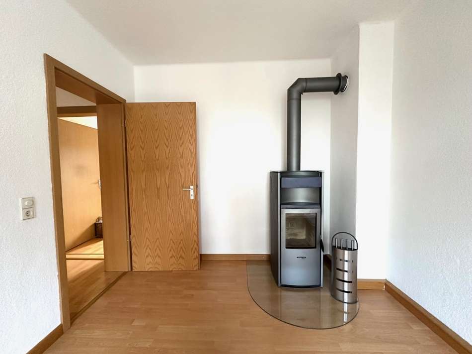 Arbeitszimmer mit Heizkamin