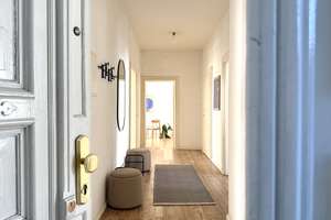 Traumhafte Altbauwohnung vollständig möbliert mit Balkon – Wichertstraße 72, 10439 Prenzlauer Berg, Berlin – Vorschaubild 3