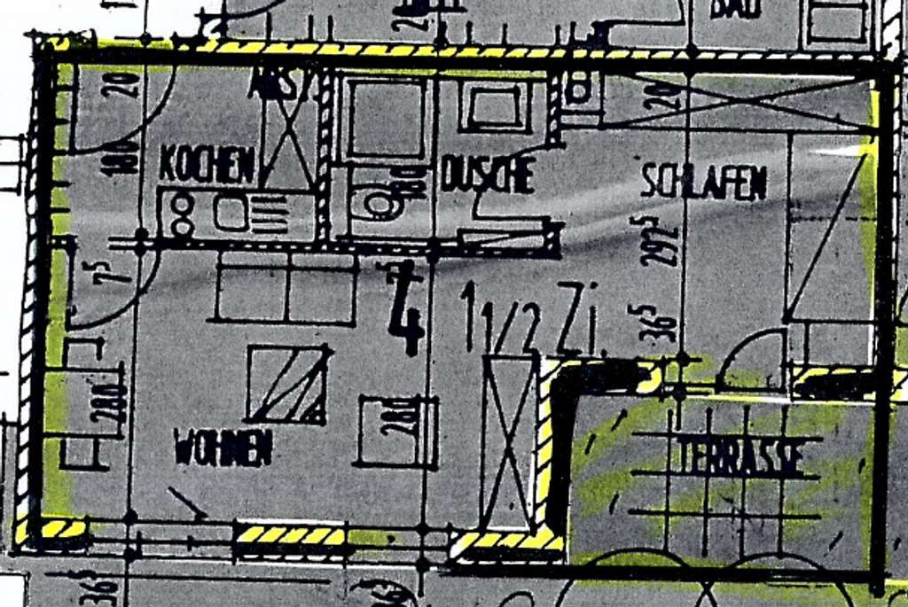 Geschmackvolle 1,5-Raum-EG-Wohnung mit Terrasse und Einbauküche in Freising