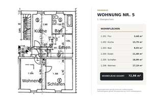 MAIER - Flexibles Wohnen am Regen: freie 2- bis 3-Zimmer-Wohnung mit TG! – 93059 Reinhausen, Regensburg – Vorschaubild 15