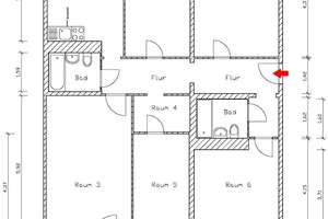 Große 5 Raumwohnung im EG für Familien! – Schönauer Ring 17, 4205 Schönau, Leipzig – Vorschaubild 5