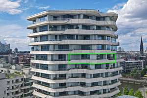 Exklusive 2-Zi-Wohnung im Marco-Polo-Tower - Hafen City mit großer Terrasse und Conciere-Service – Am Strandkai 3, 20457 HafenCity, Hamburg – Vorschaubild 20