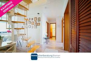 Maisonettewohnung mit Südbalkon über den Dächern von Walle