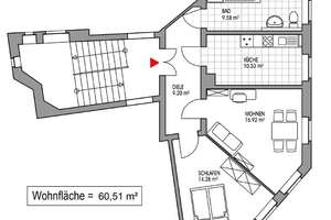 Lindenau - perfekte 2er-WG-Wohnung unweit des Lindenauer Marktes mit Tageslichtbad – William Zipperer Straße 3, 4177 Altlindenau, Leipzig – Vorschaubild 14