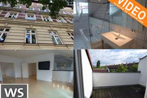 Prov-Frei: DG Kollwitzkiez, 3 Zimmer, ca. 96 m², Küche, Süd-Terrasse, Wannenbad, Maßmöbel