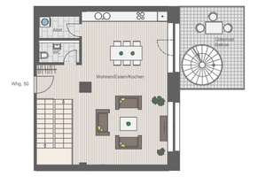 54 m² großes Wohnzimmer!!! - Exklusive 4-Raum-Maisonette mit vielen Extras – Ulmenstr. 3b, 9112 Kaßberg, Chemnitz – Vorschaubild 60