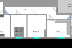 3-Zimmer-Wohnung mit Balkon und Einbauküche in Bremerhaven nahe Marineschule  – Bremerhaven – Vorschaubild 2