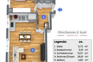 🌅Wohnung mit Flair | Top Anbindung | Balkon – Die vollständige Adresse der Immobilie erhältst du vom Anbieter., 81247 Obermenzing, München – Vorschaubild 9