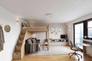 Bezugsfreie 1-Zimmer-Wohnung in München-Milbertshofen – Knorrstraße 45, 80807 Milbertshofen, München – Vorschaubild 4