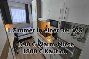 ab sofort - WG Zimmer in Pforzheim - vollständig möbliert – Blücherstr. 30A, 75177 Pforzheim – Vorschaubild 1