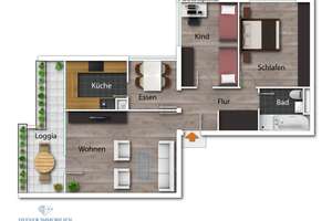 *NEU* NUTZEN SIE DIESE CHANCE! FREIE 3-ZIMMER EIGENTUMSWOHNUNG MIT FERNBLICK IN RUHIGER LAGE! – 55126 Finthen, Mainz – Vorschaubild 11