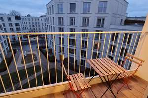 Zweitbezug 1 Zimmer voll möbliert mit EBK und Balkon 4. Stock an der Isar direkt. – Candidstrasse 21, 81543 Siebenbrunn, München – Vorschaubild 10