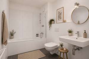 Bezugsfrei | Moderne 4-Zimmer-Wohnung mit Balkon und Tiefgarage im beliebten Oberbilk – 40227 Oberbilk, Düsseldorf – Vorschaubild 24