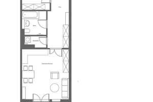 Hier lässt es sich aushalten: interessante 2-Zimmer-Wohnung mit Einbauküche und Mietergarten – Czermaks Garten 1a, 4103 Zentrum-Ost, Leipzig – Vorschaubild 8