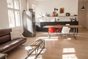 Provisionsfrei: Helle, ruhige DG-Maisonette mit Balkon am Boxhagener Platz – Krossener Straße 13, 10997 Friedrichshain, Berlin – Vorschaubild 8