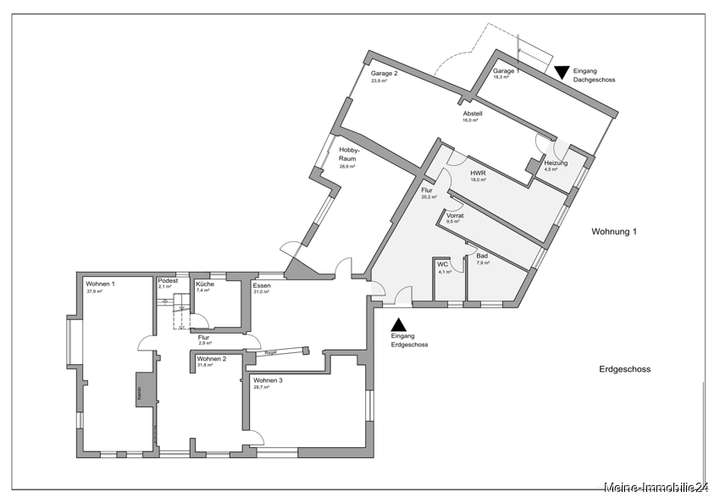 Grundriss Erdgeschoss