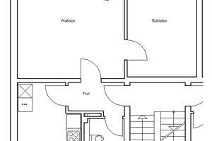 Stettinstr. 34, 2 L - Praktische 2 Zimmer Wohnung mit Tageslichtbad und Loggia – Stettinstr. 34, 38124 Heidberg-Melverode, Braunschweig – Vorschaubild 3