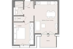 Quartier Hilde - NEUBAU: Moderne 2-Zimmer-Wohnung mit Einbauküche – Hilde-Domin-Straße 14, 69126 Rohrbach, Heidelberg – Vorschaubild 8