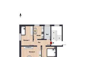 Wohnung mit zentraler Anbindung // 2.OG rechts – Saarstr. 10, 38440 Hohenstein, Wolfsburg – Vorschaubild 4