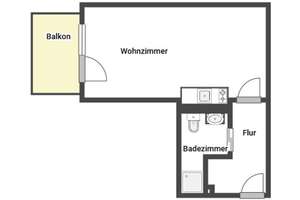 Studierende aufgepasst,  sanierte 1 - Zimmerwohnung 15min von der FH Kiel entfernt – Die vollständige Adresse der Immobilie erhältst du vom Anbieter., 24143 Gaarden-Ost, Kiel – Vorschaubild 12