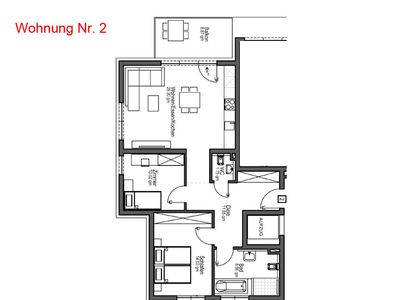 Wohnen in Krautheim - Sehr schöne Wohnung zu vermieten (Wg. 2) - Erstbezug