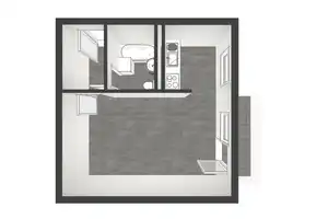 Renovierte 1-Zimmer-Wohnung mit Balkon in der 1. Etage – Zschampertaue 2, 4207 Leipzig – Vorschaubild 15