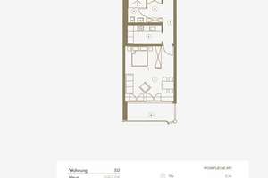 Wohnung Nr.50: Großzügig geschnittene 1-Zimmer-Wohnung mit separater Küche – Die vollständige Adresse der Immobilie erhältst du vom Anbieter., 81677 Parkstadt, München – Vorschaubild 8