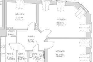 Charmante 3-Zimmer Wohnung in Innenstadtlage Wiesbaden – Kleine Kirchgasse 2, 65187 Mitte, Wiesbaden – Vorschaubild 19