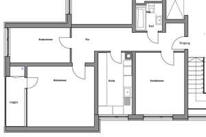 Frisch modernisiert! Ruhige & günstige 3-ZKB mit Balkon am Waldrand in Oberursel-Nord – Die vollständige Adresse der Immobilie erhältst du vom Anbieter., 61440 Oberursel (Taunus) – Vorschaubild 11