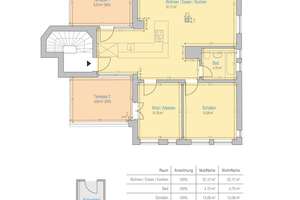 Traumwohnung mit zwei großen Dachterrassen nur 10-Gehminuten von der U- und S-Bahn entfernt – Die vollständige Adresse der Immobilie erhältst du vom Anbieter., 81825 Gartenstadt Trudering, München – Vorschaubild 63