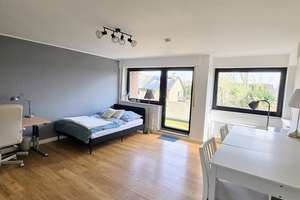 Bezugsfrei: Schönes Apartment mit Balkon, Stellplatz und EBK – Platanenweg 6, 48161 Roxel, Münster – Vorschaubild 2
