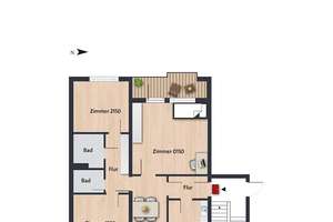 Helles Zimmer mit Balkon innerhalb einer 3er-WG // 3.OG links – Halberstädter Str. 24, 38444 Westhagen, Wolfsburg – Vorschaubild 12