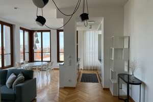 Möblierte Penthousewohnung über den Dächern von Berlin-Mitte – Die vollständige Adresse der Immobilie erhältst du vom Anbieter., 10117 Mitte (Ortsteil), Berlin – Vorschaubild 3