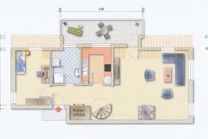 Großzügige Maisonette-Wohnung mit Balkon in gehobener Wohnlage in Essen-Bredeney